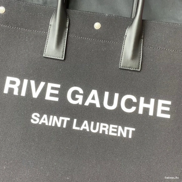 GAUCHE BAG PRINTED LEATHER YSL AND TOTE LINEN IN RIVE 0816
